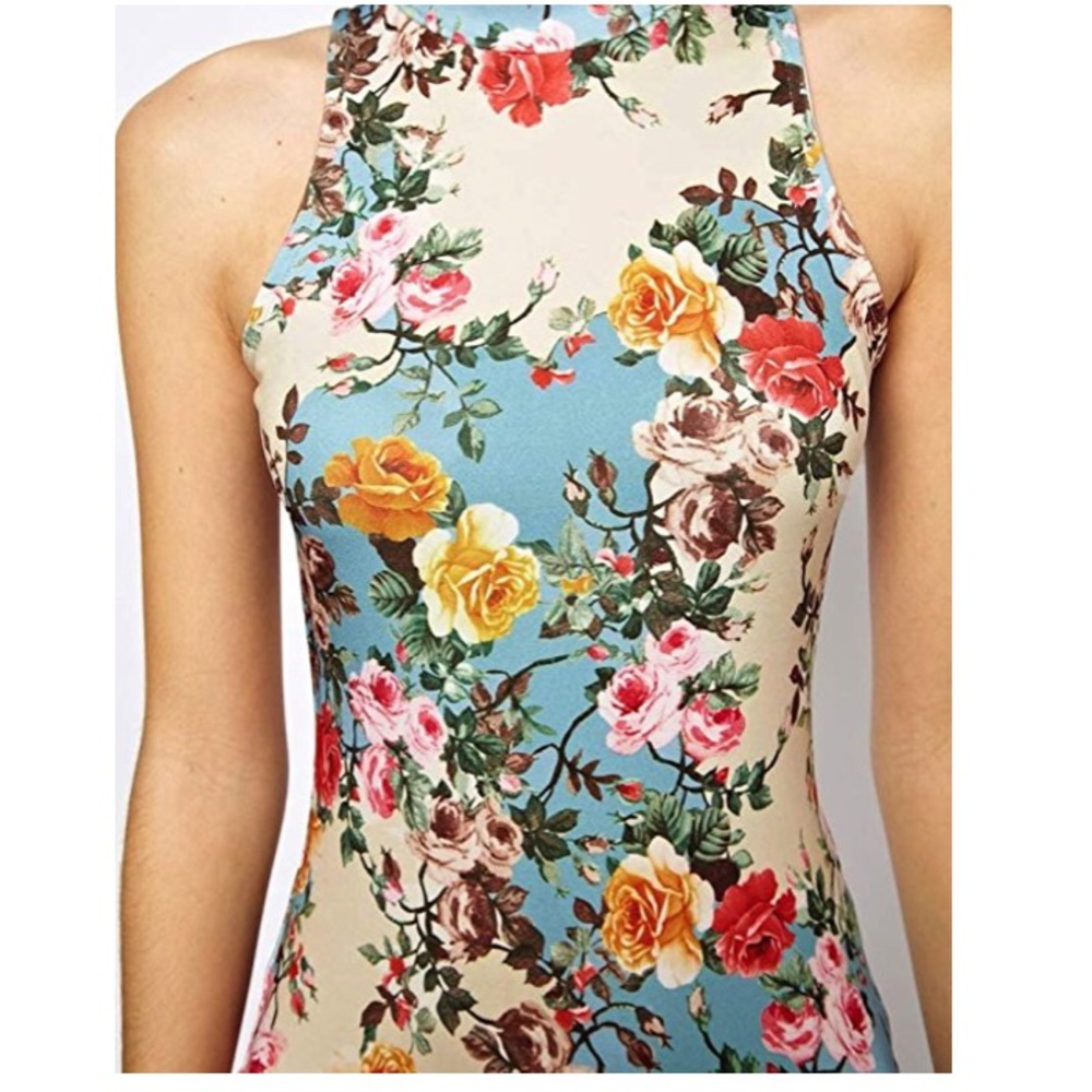 Restocked🔥Arctic Flower Floral Midi Dress - Picture 4 of 7
